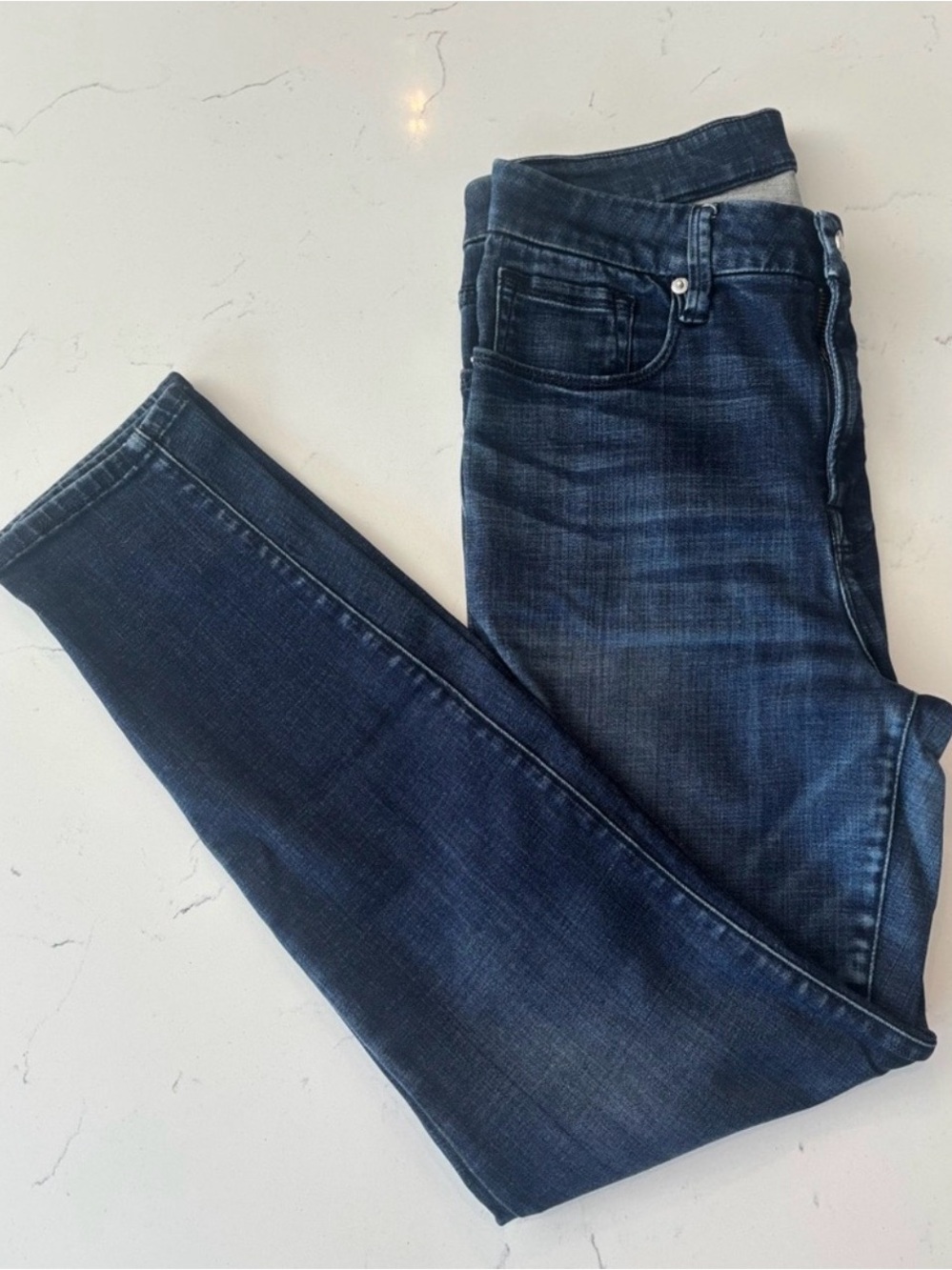 Good American Good Legs Jeans Dark Wash High Rise Sculpting Denim Size 12